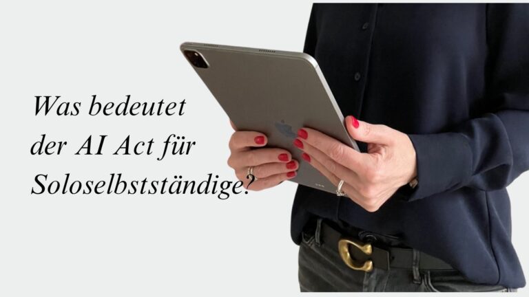 Silke Hartmann als AI Officer