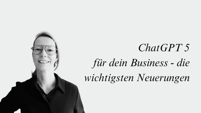 Silke Hartmann erklärt ChatGPT 5