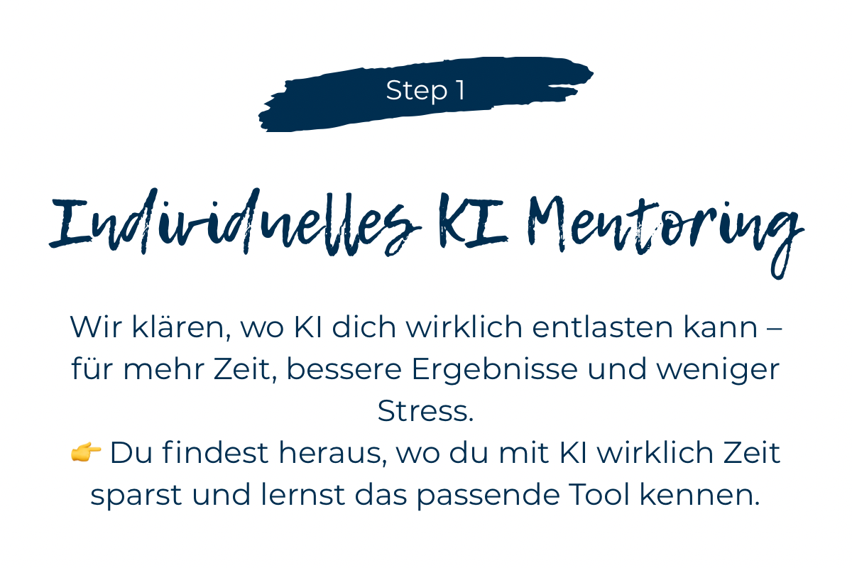 Individuelles KI Mentoring