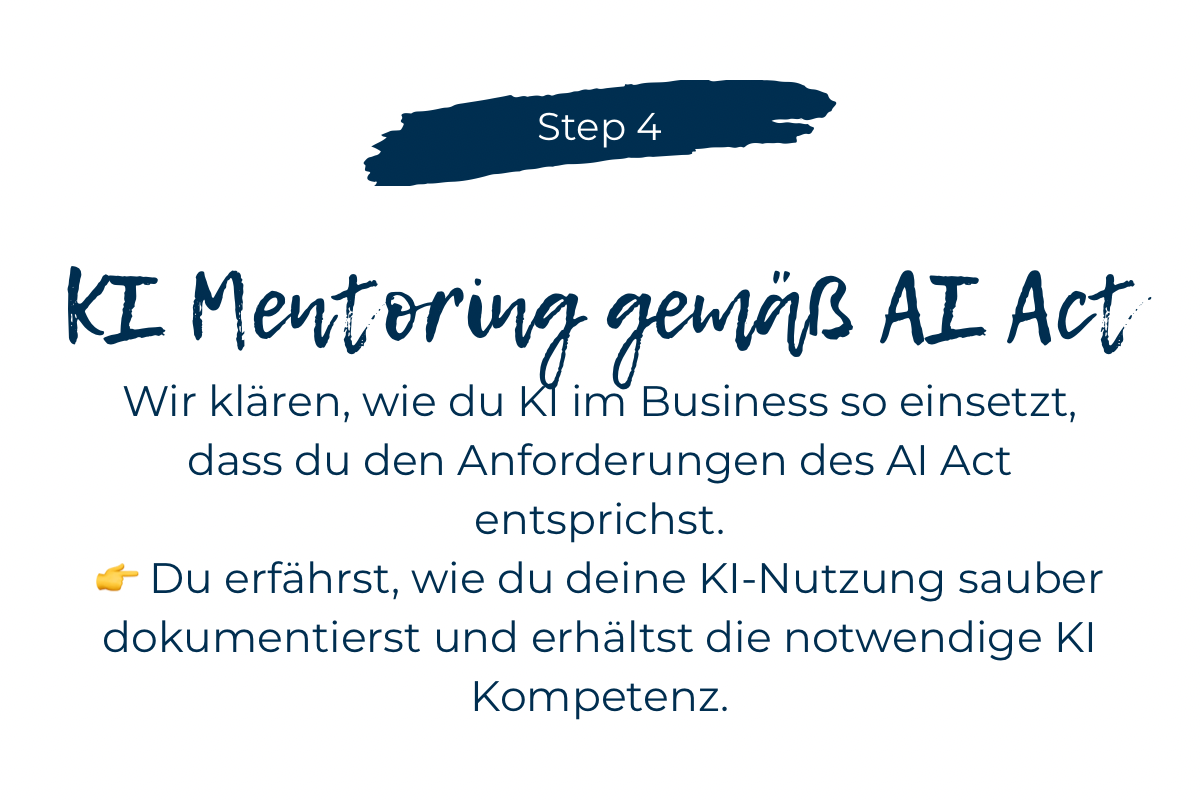Mnetoring gemäß AI Act